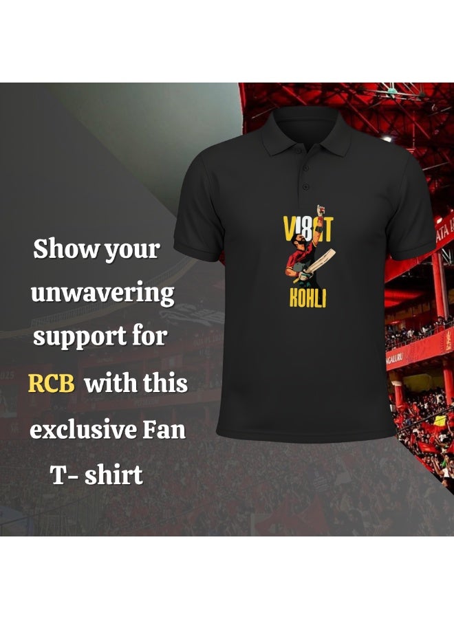 Bangalore Cricket Jersey for Men - Virat Dry-Fit T-Shirt for Men - Perfect for Cricket Fans - Image 5