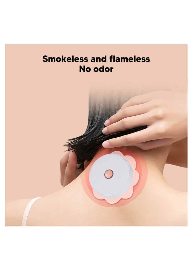 KASTWAVE 20Pcs Heating Moxa Stickers, Moxibution Patches for Neck, Shoulder, Back, Waist, Hand, Feet, Joint Pain Reduce, Enhance Circulation, Used with Moxibustion Device - Image 2