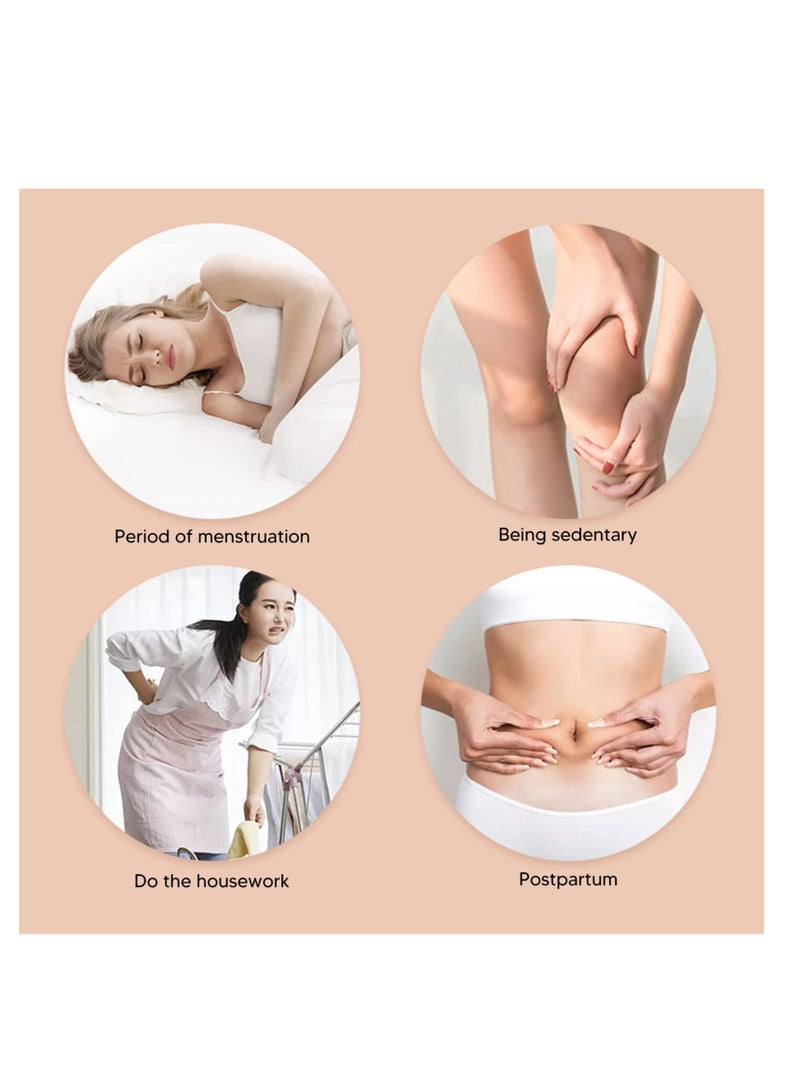 KASTWAVE 20Pcs Heating Moxa Stickers, Moxibution Patches for Neck, Shoulder, Back, Waist, Hand, Feet, Joint Pain Reduce, Enhance Circulation, Used with Moxibustion Device - Image 5