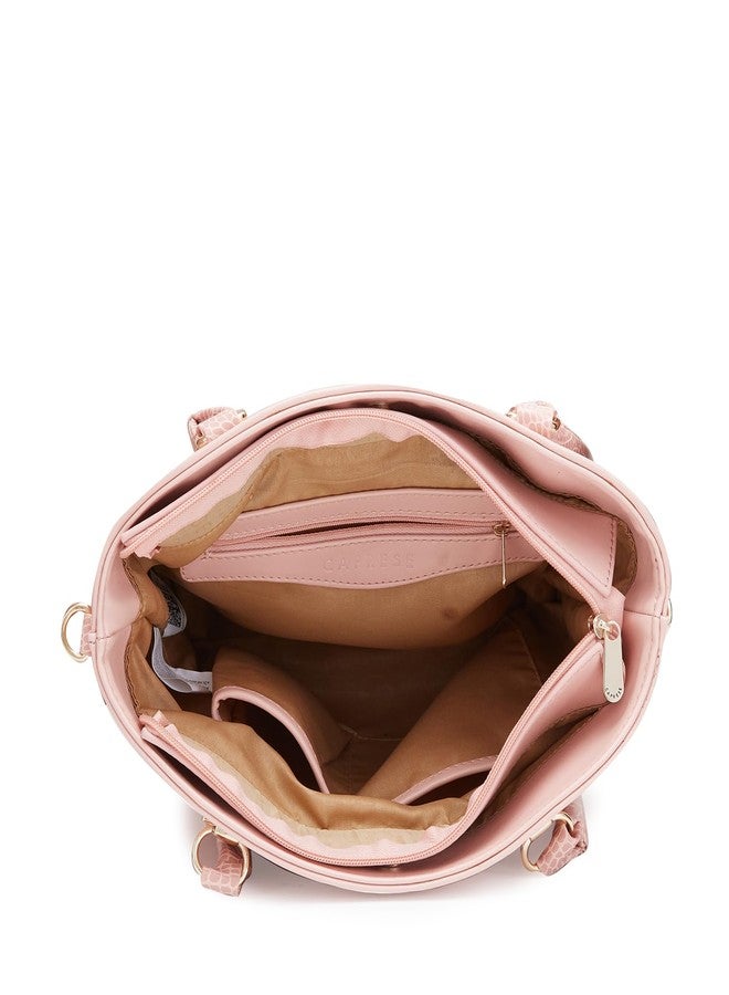 Caprese Gigi Tote Large Nude - Image 4