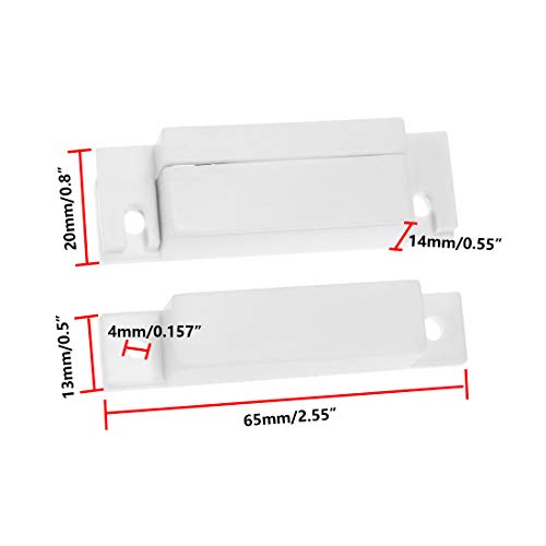 Dahszhi Surface Mount Alarm Magnetic Contact 10W 100V 0.5A for Door Window Security - 3pcs - Image 2