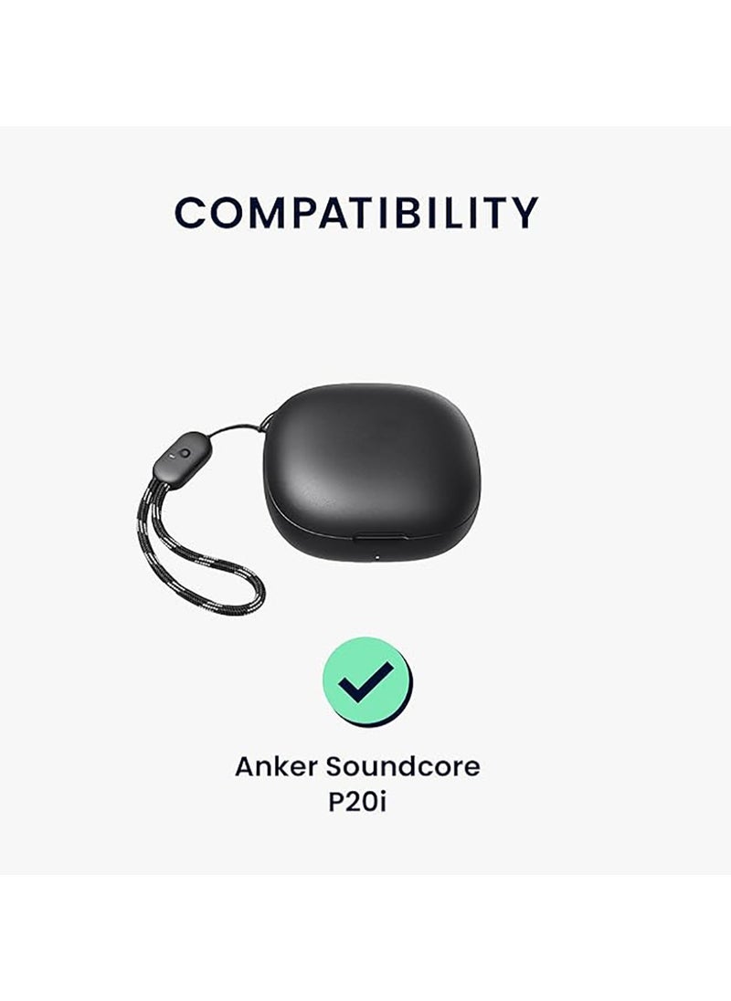 Generic Case for Soundcore P20i/Anker R50i Case Cover, Protective Skin Compitable with Anker P20i/Anker R50i Wireless Earbuds (Black)  - Image 2