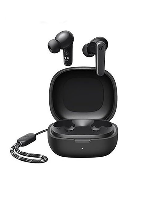 Case for Soundcore P20i/Soundcore R50i True Wireless Earbuds,Soft Protective, Silicone Case Cover with Keychain& Lanyard(Black)