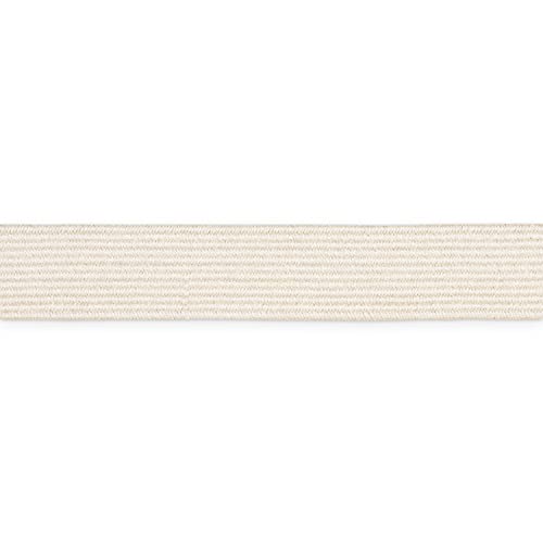 Dritz 9438N Cotton Swimwear Braided Elastic, Natural, 3/8-Inch by 60-Yard , White - Image 3