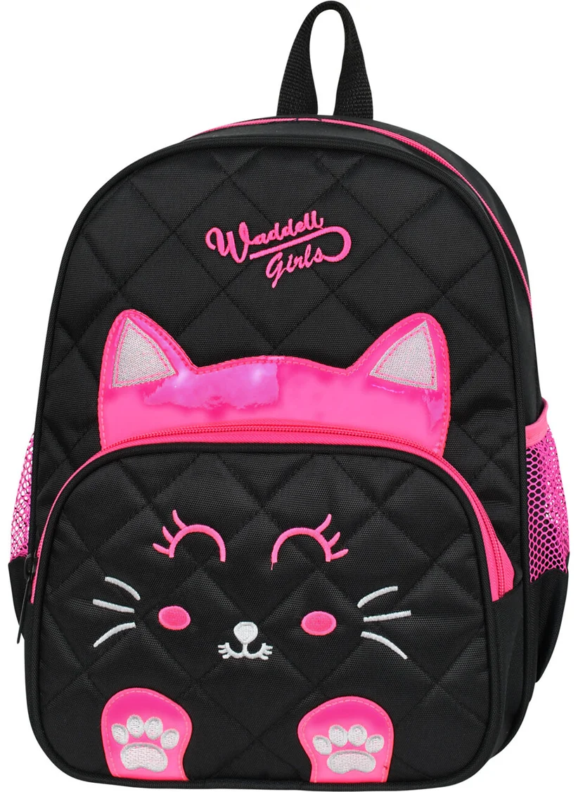 Waddell Licensed Quilted Cat Kindergarten Nursery Backpack