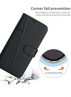 Best Choice Products Infinix Hot 40 Pro Case,Premium Infinix Hot 40 Pro Leather Wallet Case with Card Holder Kickstand Magnetic Closure Flip Folio Phone Case for Infinix Hot 40 Pro,Black  - Image 5
