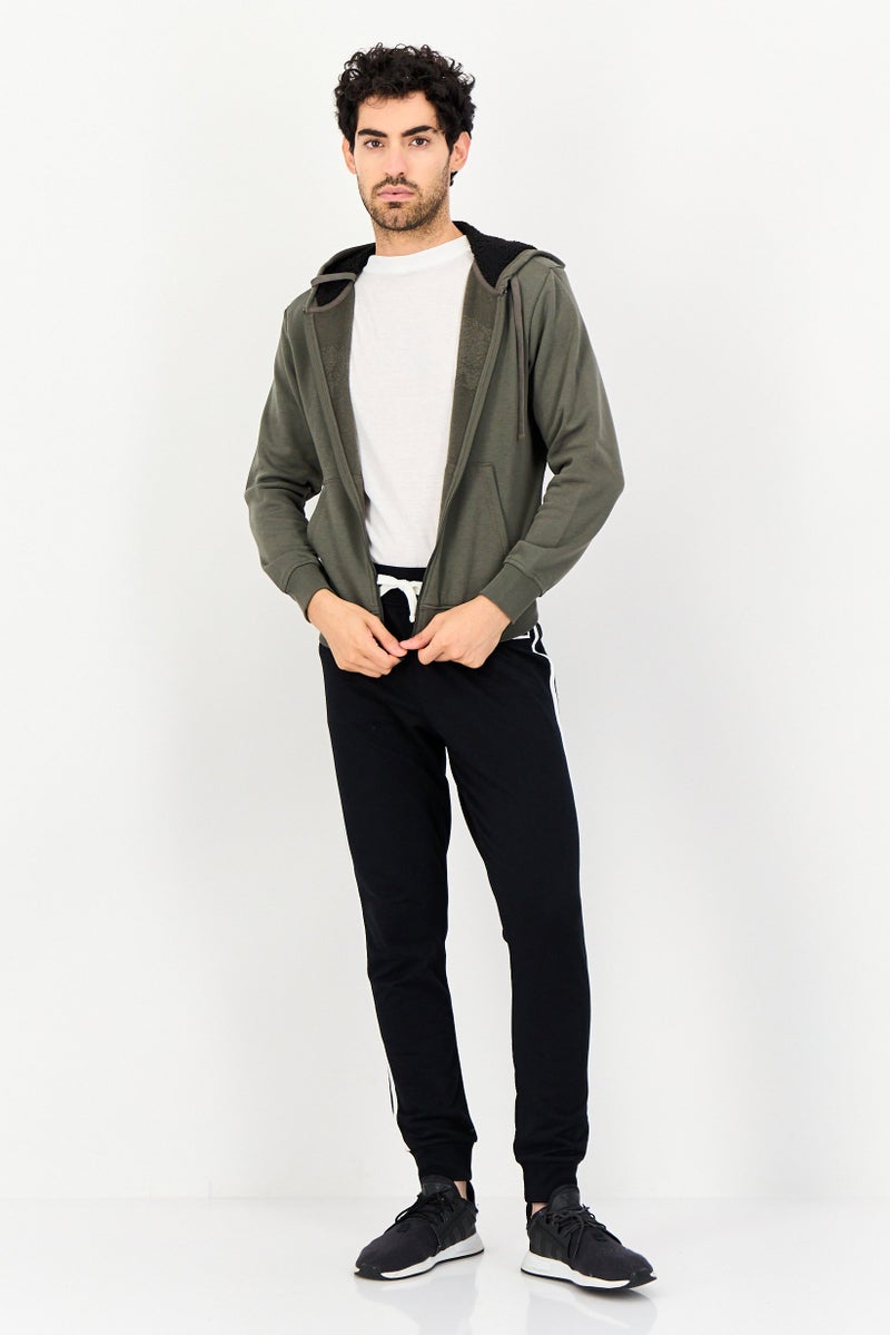 SKECHERS Men Sportswear Fit Long Sleeve Jacket, Dark Olive - Image 2