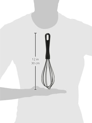 Ballarini 28001-007 Nero Whisk, Silicone, Heat Resistant, Whisk, Whipper, Dishwasher Safe - Image 3