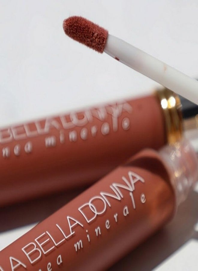 لا بيلا دونا أحمر شفاه معدني لامع عالي اللمعان من لا بيلا دونا (ما شيري) - Image 4