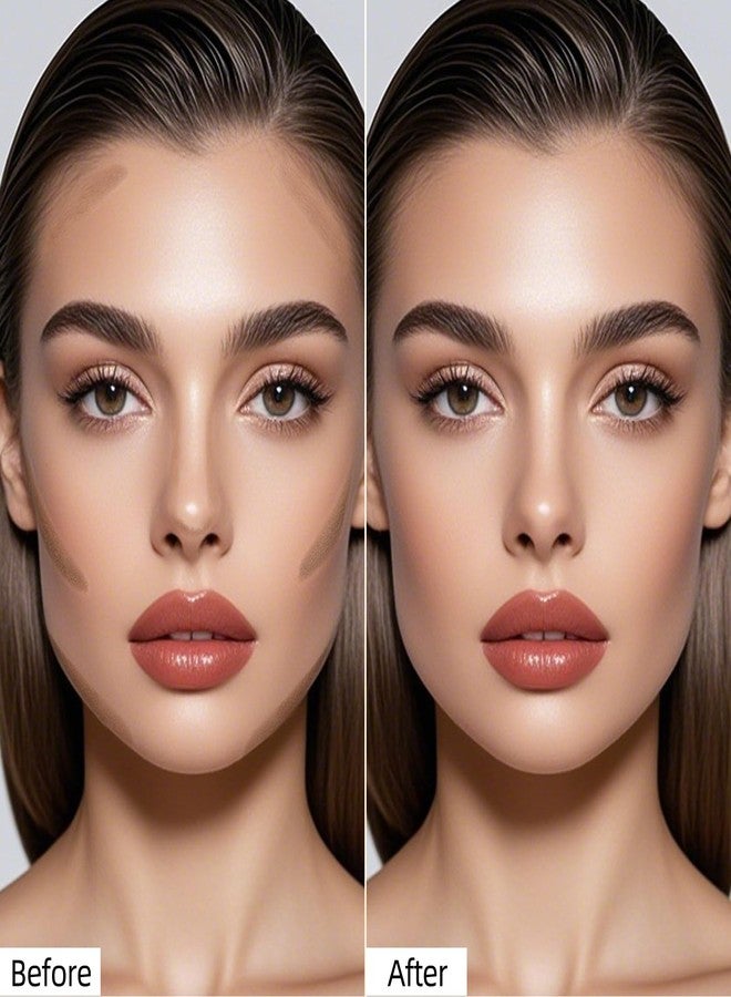 Erinde Cream Contour Bronzer Stick, Natural Finish Contouring Stick, Blendable & Smooth Matte Bronzer Stick, Waterproof & Long Lasting Face Shaping Makeup, 01 Warm Tone - Image 2