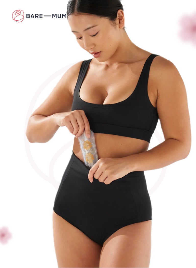 BARE-MUM Warm & Cool Insert | Reusable Heat & Cold Therapy | For Postpartum Recovery | Relieves Perineal & C-section Pain | TGA Certified | BPA & Phthalates Free | Soft & Comfortable Design | 10x15 cm - Image 2