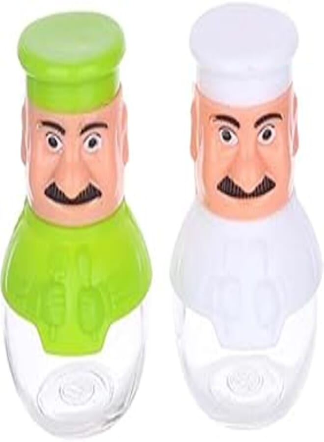 OR Chef Style Salt and Pepper Shaker Set, 2 Pieces - Assorted Colors