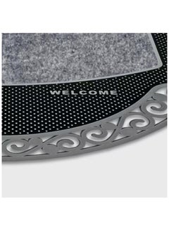 Apartment Door Mat 45cm x 70 - Model 4G for Aesthetic Look and Effective Floor Cleaning (Silver) with Gray Carpet) - pzsku/ZA7E6A02D22D9874A5DD7Z/45/1741194920/1b4d3199-2962-459c-a9f0-0a913e9d5286