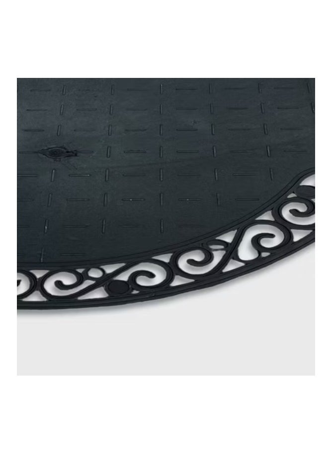 Generic Apartment Door Mat 45cm x 70 - Model 4G for Aesthetic Look and Effective Floor Cleaning (Silver) with Gray Carpet)  - Image 5
