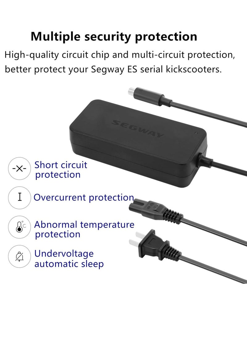 SEGWAY Original Charger for Segway Ninebot Kickscooter Es2 Es4 M365 Pro 1S Electric Scooter Charger Adapter Accessories  - Image 3