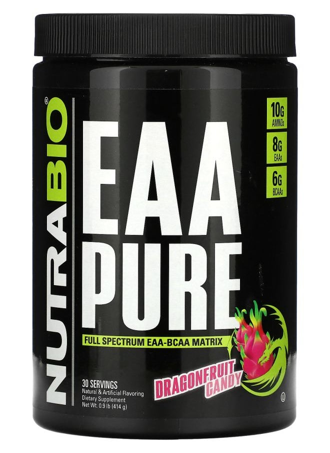 NutraBio - EAA Pure Dragonfruit Candy 0.9 lb (414 g) - Image 1