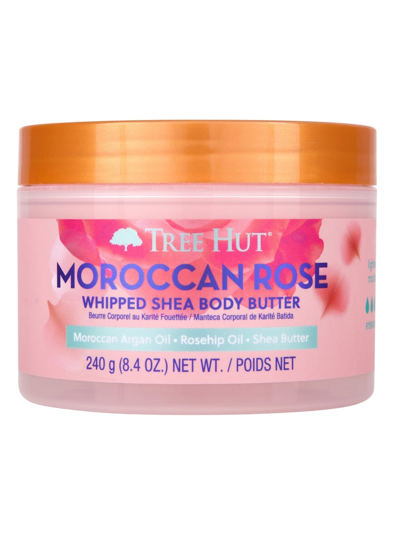 تري هت زبدة الجسم المخفوقة بالورد المغربي 240جرام - Image 1