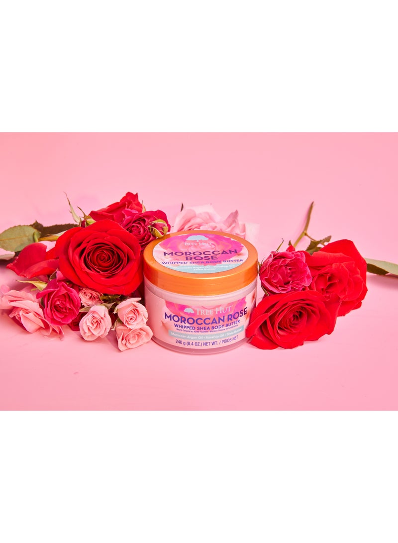 تري هت زبدة الجسم المخفوقة بالورد المغربي 240جرام - Image 4