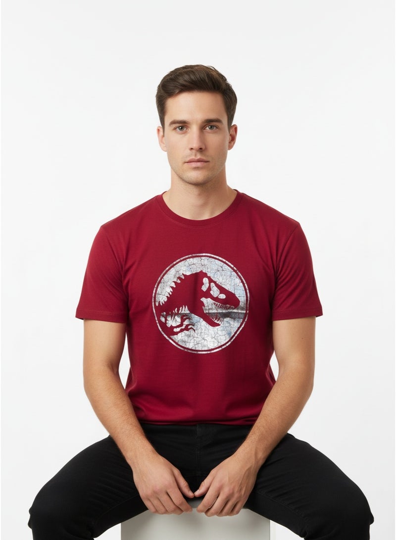 Jurassic Park T-SHIRT MENS JURASIC WORLD R/N S/S FZ - Image 2