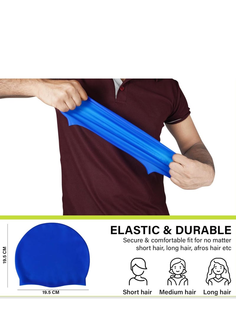 Silicone Swim Cap - Flexible and durable to protect hair and improve performance - Image 2