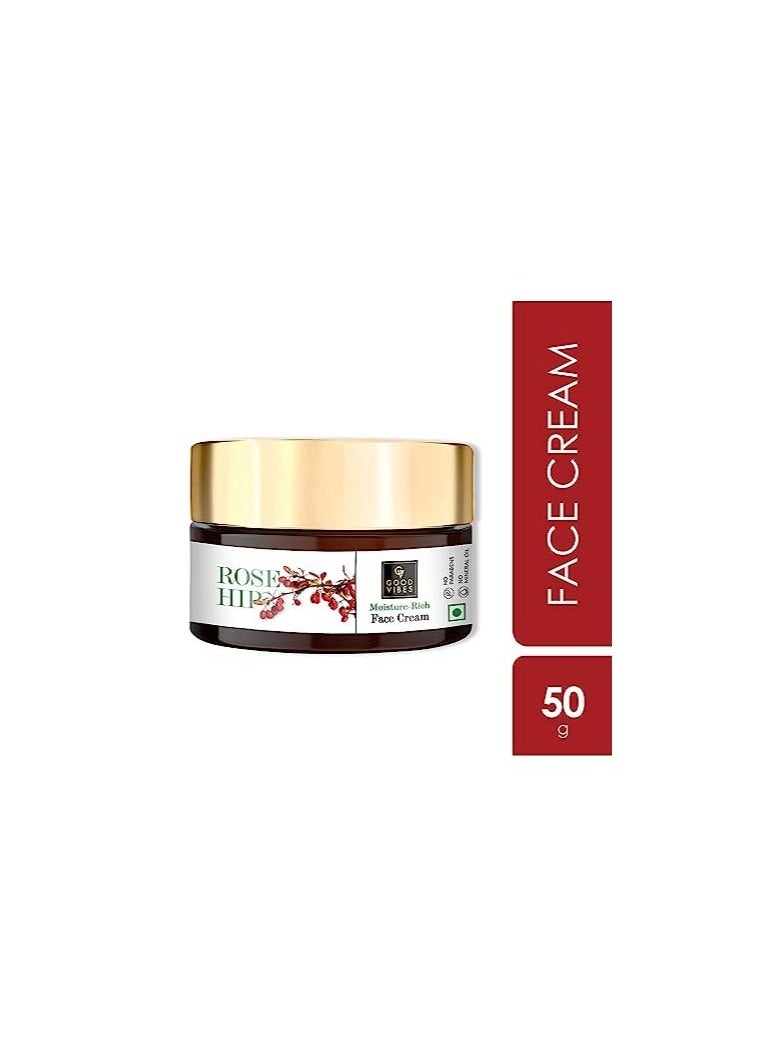 Good Vibes Good Vibes Rosehip Moisture Rich Face Cream 50 g  - Image 3