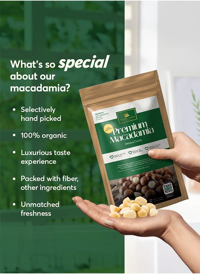 The Caphe Vietnam Premium Macadamia Nuts - 500 G | VIP Size Double Tank | Unsalted & Roasted | Premium Vietnamese Macadamia Nuts  - Image 5