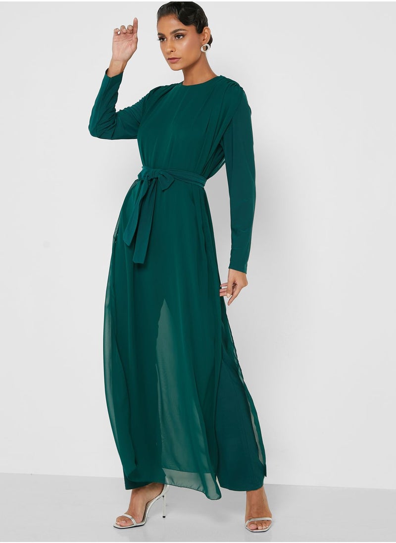 Khizana Drape Detail Jumpsuit  - Image 1