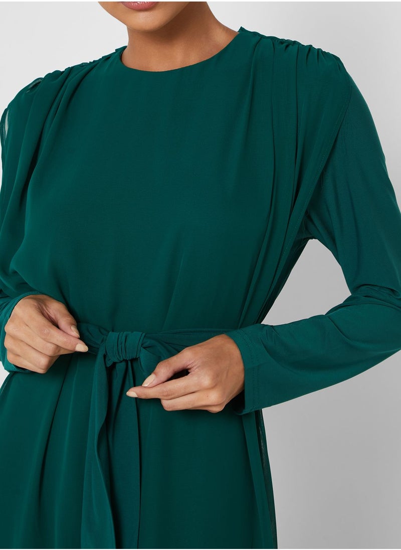Khizana Drape Detail Jumpsuit  - Image 3