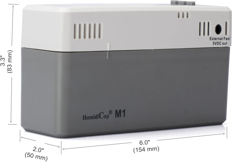 HumidiCup ® M1 Electronic Cigar Humidifier, For 100-300 Cigar Capacity Humidors, 40% to 90% Setting Range, Stable Humidity Control - Image 3