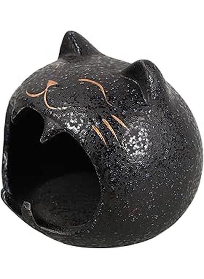 Large Windproof Ceramic Cat Ashtray Indoor Outdoor Use For Home Office Patio - Image 1