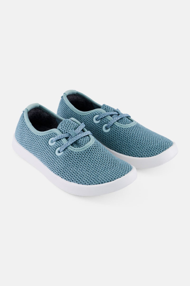 Allbirds Women Lace Up Casual Shoes, Aqua Blue - Image 1