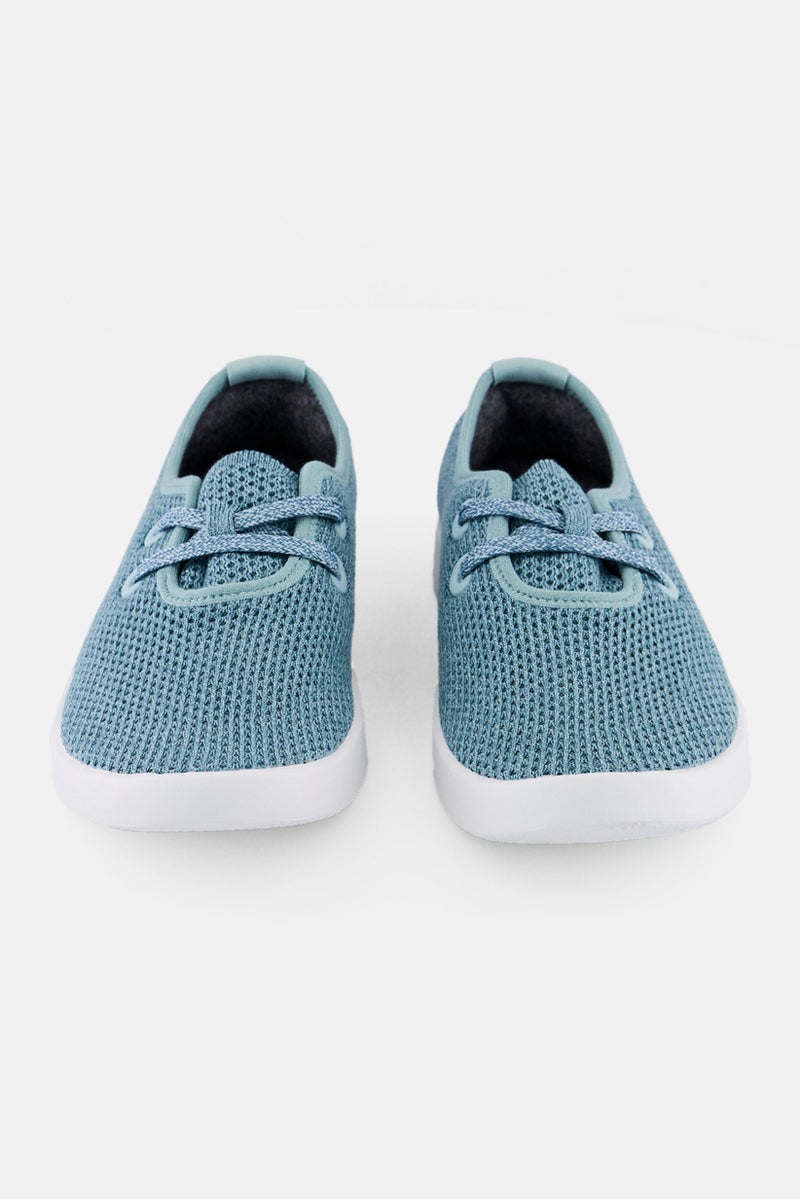 Allbirds Women Lace Up Casual Shoes, Aqua Blue - Image 4