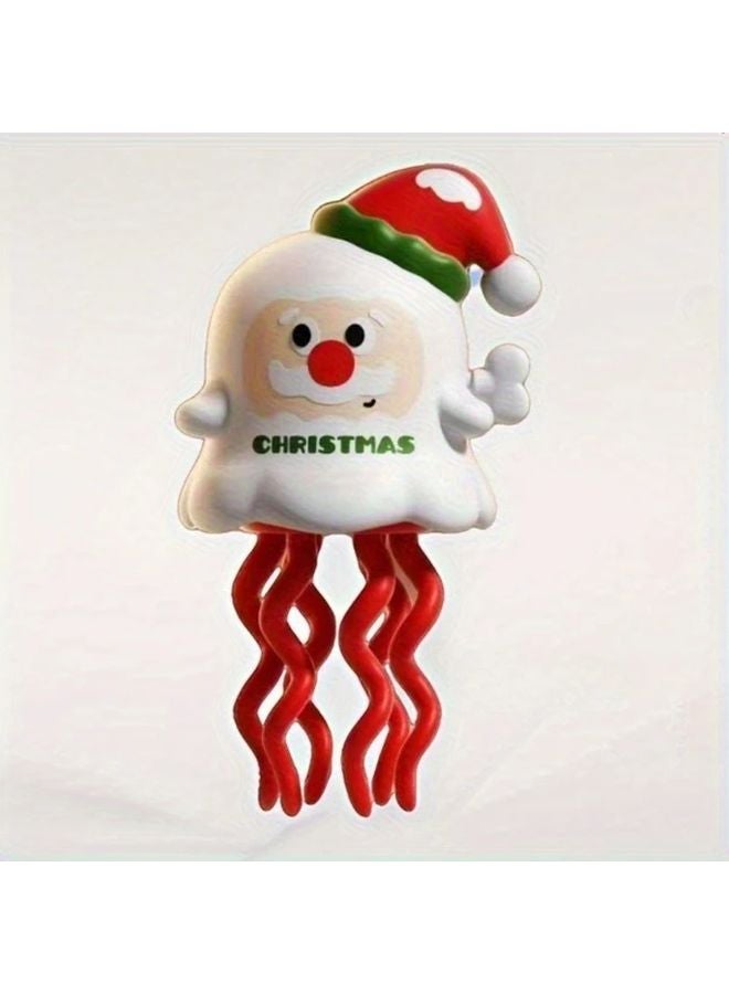 6 قطع سانتا كلوس راقص بالري الأحمر لعبة ملتوية مبدعة هدية - Image 1