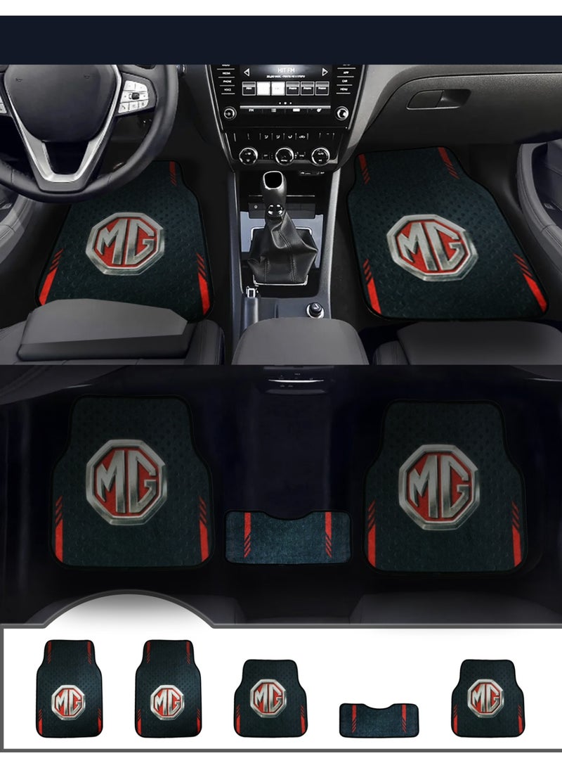Universal Car Floor Mats Set 5 Pieces Compatible With MG Vehicles Anti Slip Design Durable Easy To Clean Protects Interior From Dirt Dust Mud Water And Daily Spills Front Rear And Center Mats For Daily Use - Image 5