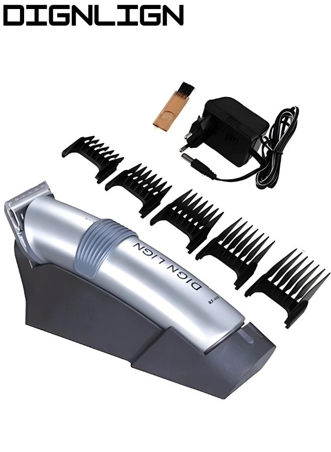 DIGNLIGN Hair and Beard Trimmer – Professional Design with Powerful Motor and Fast Charging Technology – Precision Performance with Stainless Steel Construction – 6 Interchangeable Heads for Perfect Length Control – Ideal for Home and Salon Use - Image 1