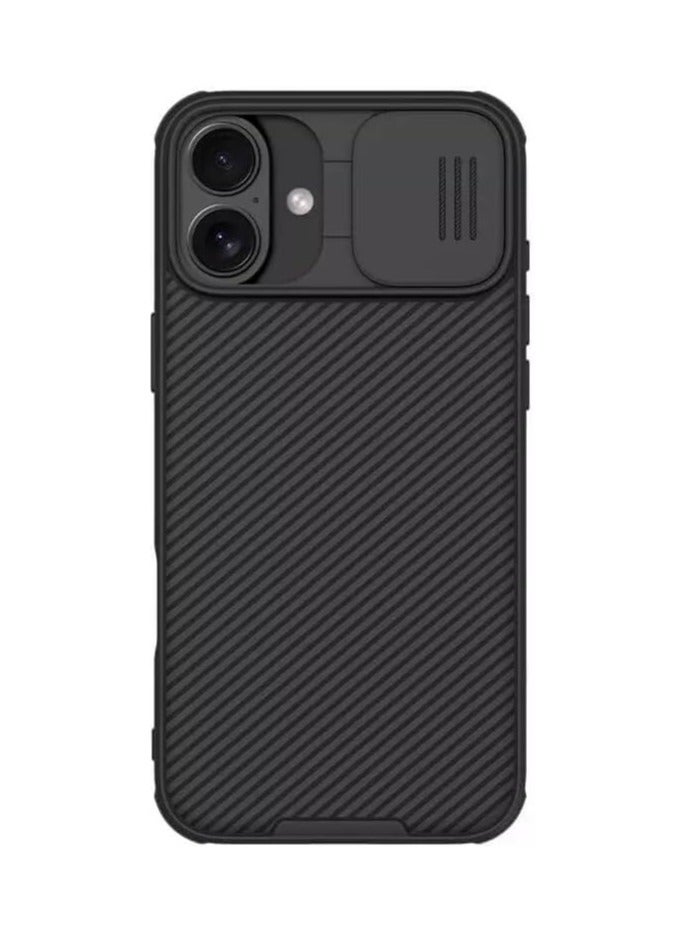 Nillkin Case for iPhone16 nillkin CamShield case Protective Cover with Camera Protector Hard PC Ultra Thin Anti-Scratch Phone Case For  iPhone16 Black - Image 1