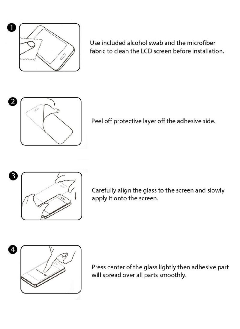 Tempered Glass Screen Protector 5D Designed For Xiaomi Redmi Note 11E Full Glue Edge to Edge Full Screen Coverage And Bubble Free - Image 2