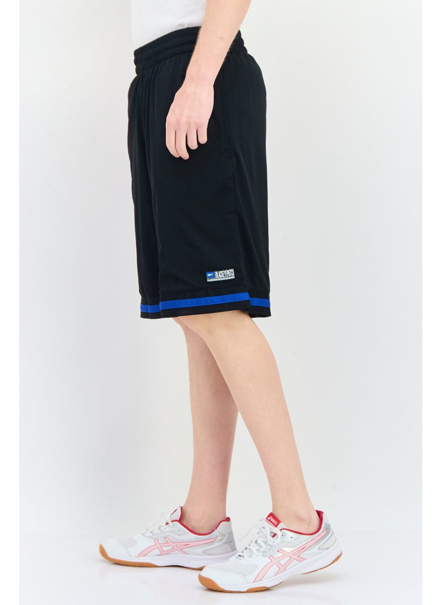Reebok Men Sportswear Fit Basketball Shorts, Black  - Image 2