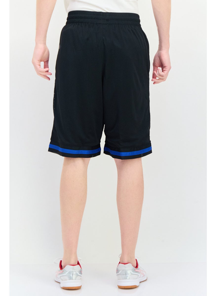 Reebok Men Sportswear Fit Basketball Shorts, Black  - Image 3