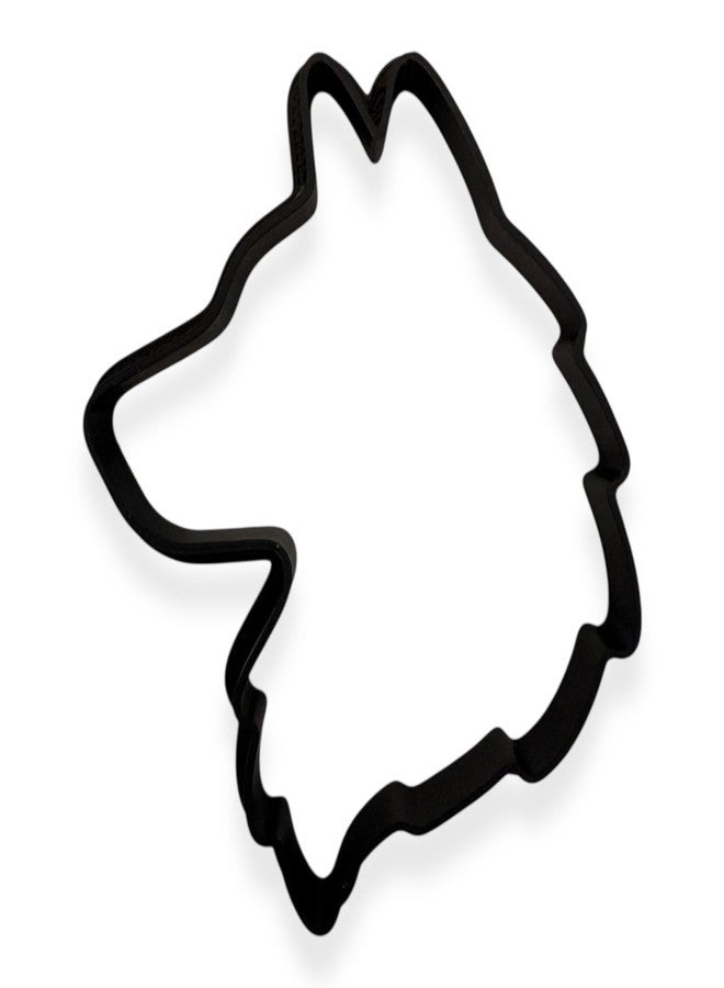 Bundle of Fun Wolf Head Cookie Cutter with Easy Push Design (4 inches) - Image 1