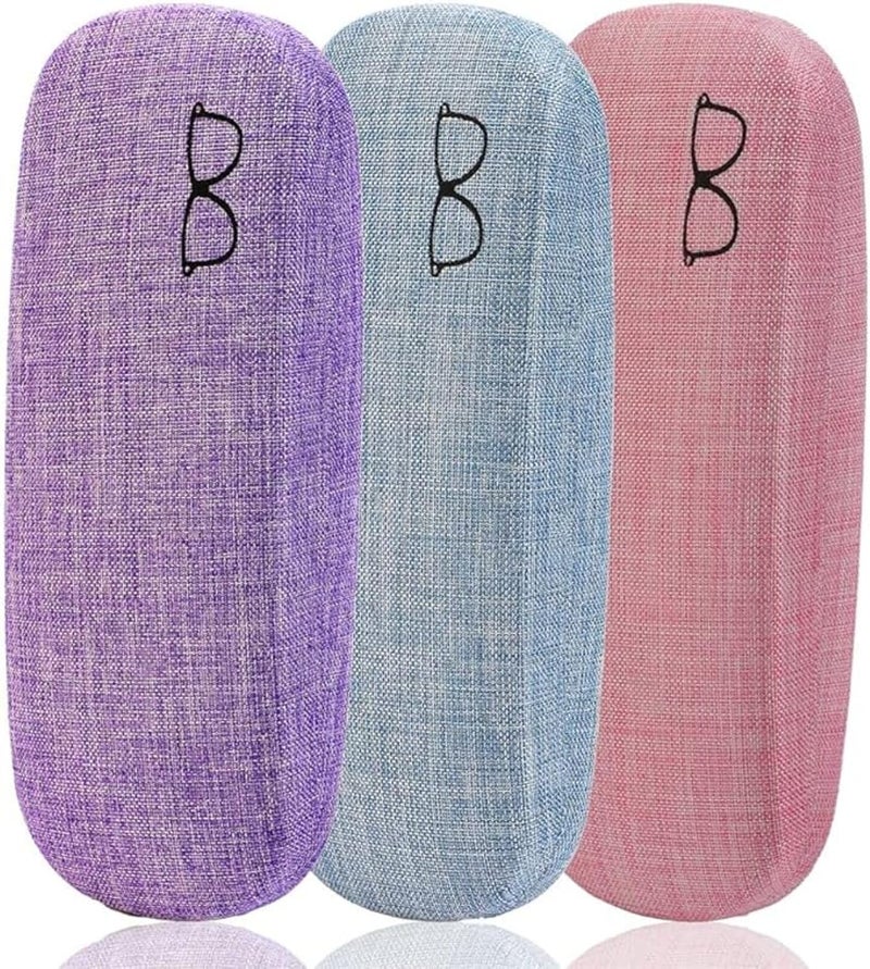 ZONLY Eyeglasses Case,(6 Piece) Unisex Hard Shell Eyeglasses Cases Protective Case For Glasse - Image 2