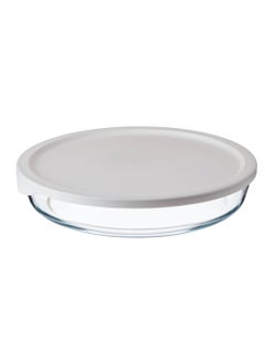 Dania Oven tray with a capacity of 1.5 liters with a plastic cover  Size 34*33*6 CM  - Image 1