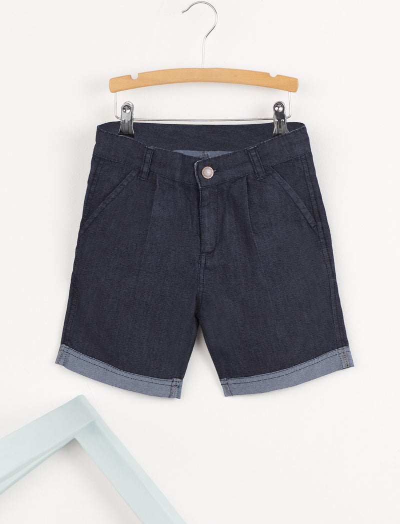 Ollie&Olla Double Leg Boy Denim Shorts  - Image 4