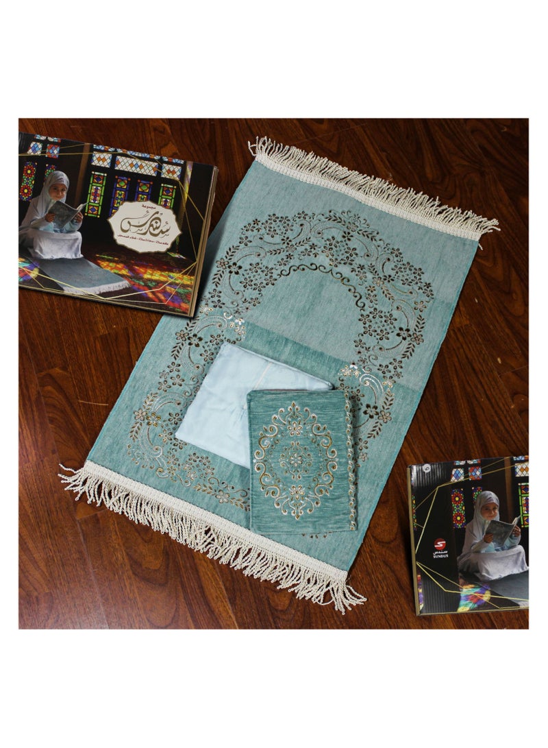 SUNDUS MAJMOUA SUNDUS PRAYER SET-TURQUIOSE