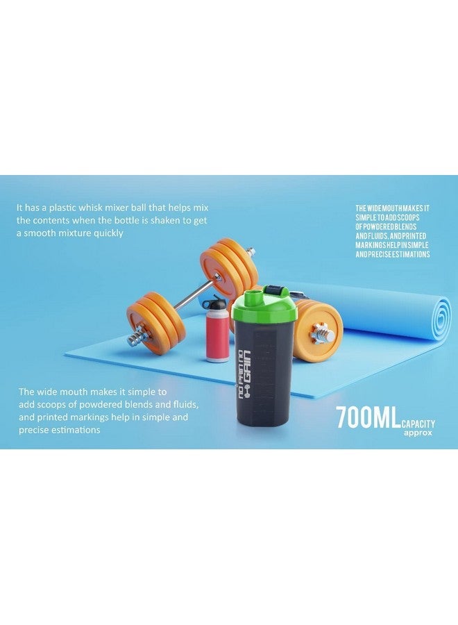 Cyrox Gym Shaker Bottle Protein Shaker Bottle Leakproof Protein Shaker/Sipper Bottle Protein Shaker Blender Bottle With Stainless Steel Blender Ball (1PCS) - Image 5