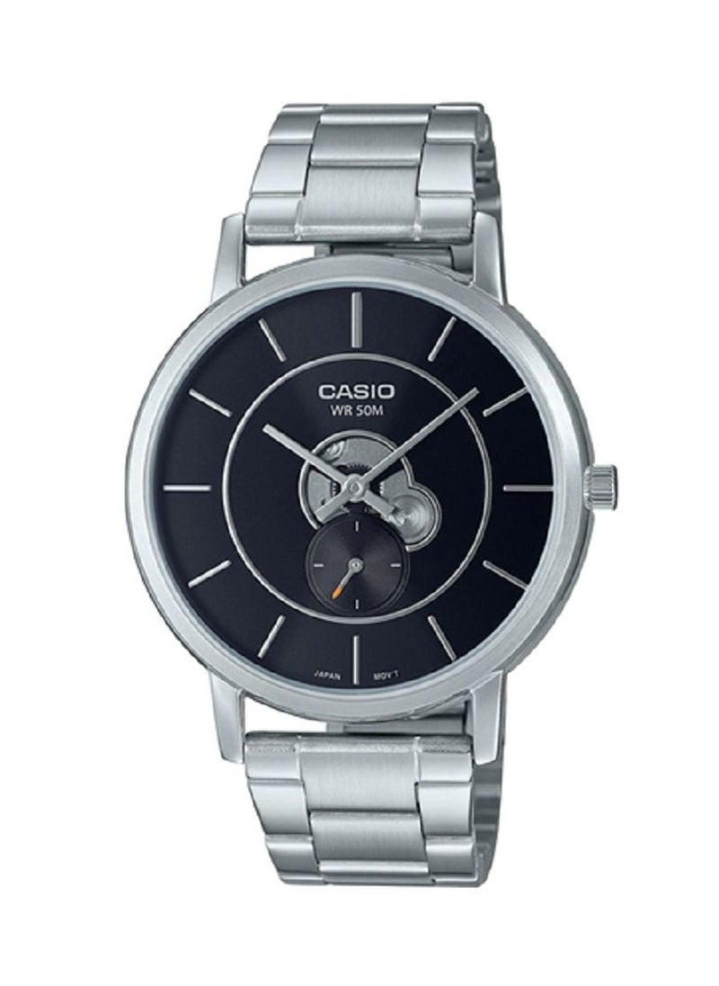 CASIO Casio Men Watch - Analog inner Workings Dial Black Dial Stainless Steel Band MTP-B130D-1AVDF.  - Image 1