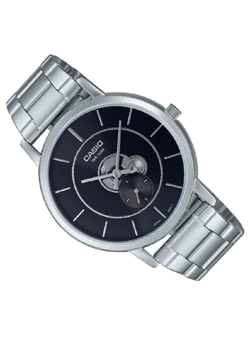 CASIO Casio Men Watch - Analog inner Workings Dial Black Dial Stainless Steel Band MTP-B130D-1AVDF.  - Image 2