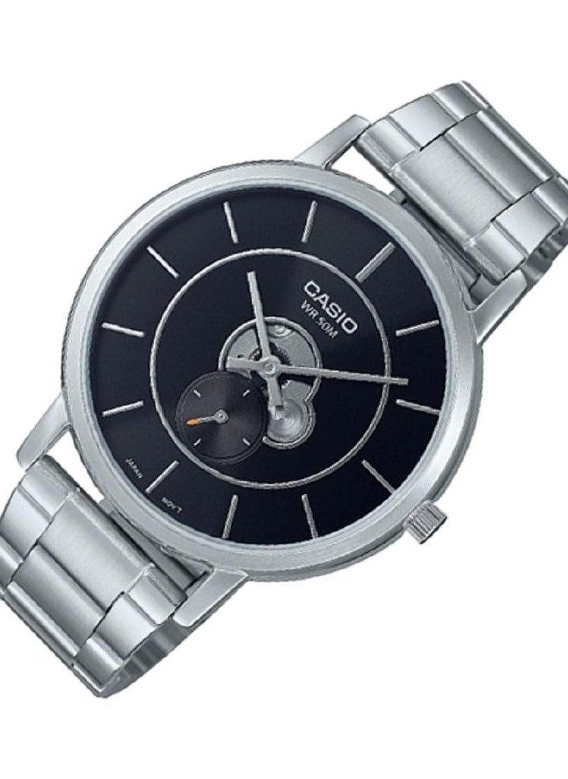 CASIO Casio Men Watch - Analog inner Workings Dial Black Dial Stainless Steel Band MTP-B130D-1AVDF.  - Image 3