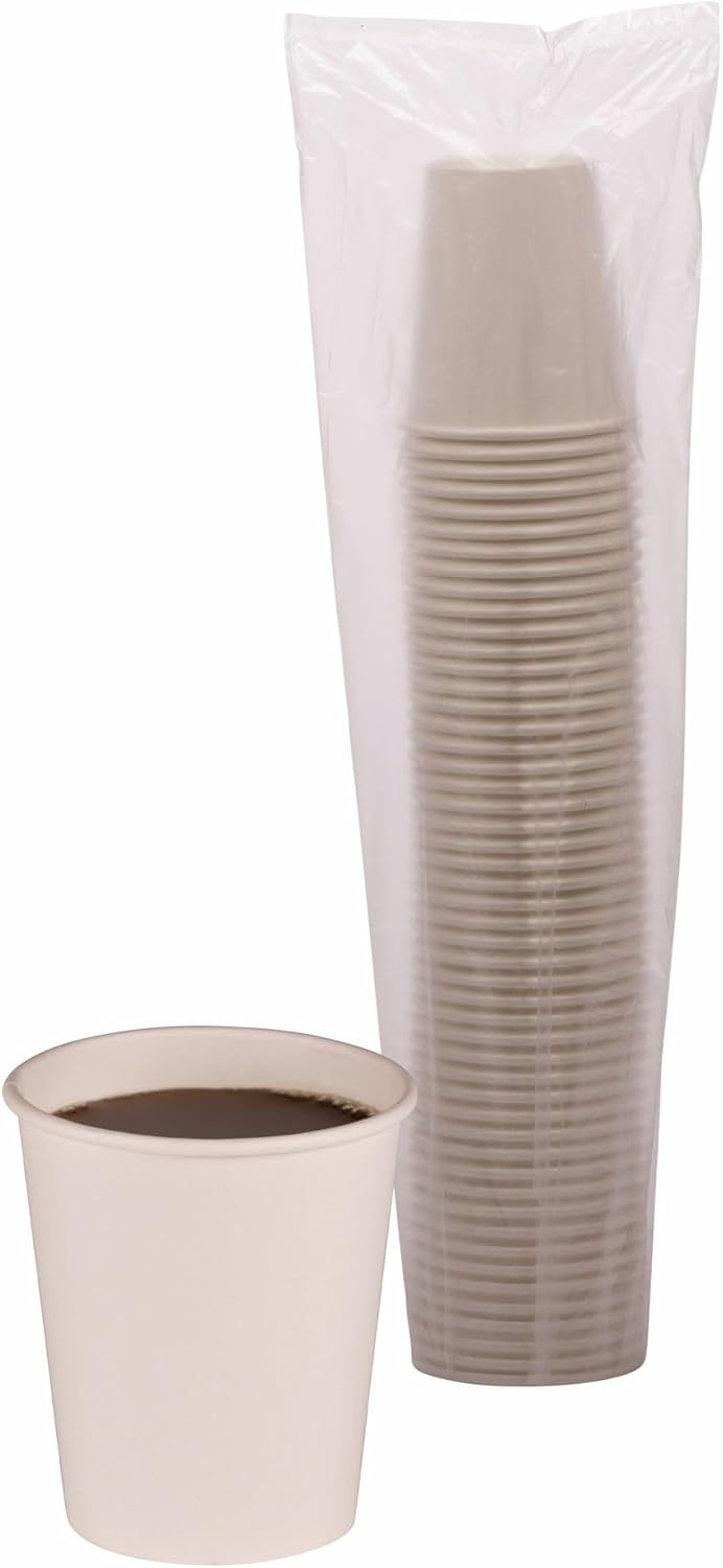 BOARDWALK FOODSERVICE BWKWHT8HCUP CUP HOT 8OZ WH CT1000 - Image 2