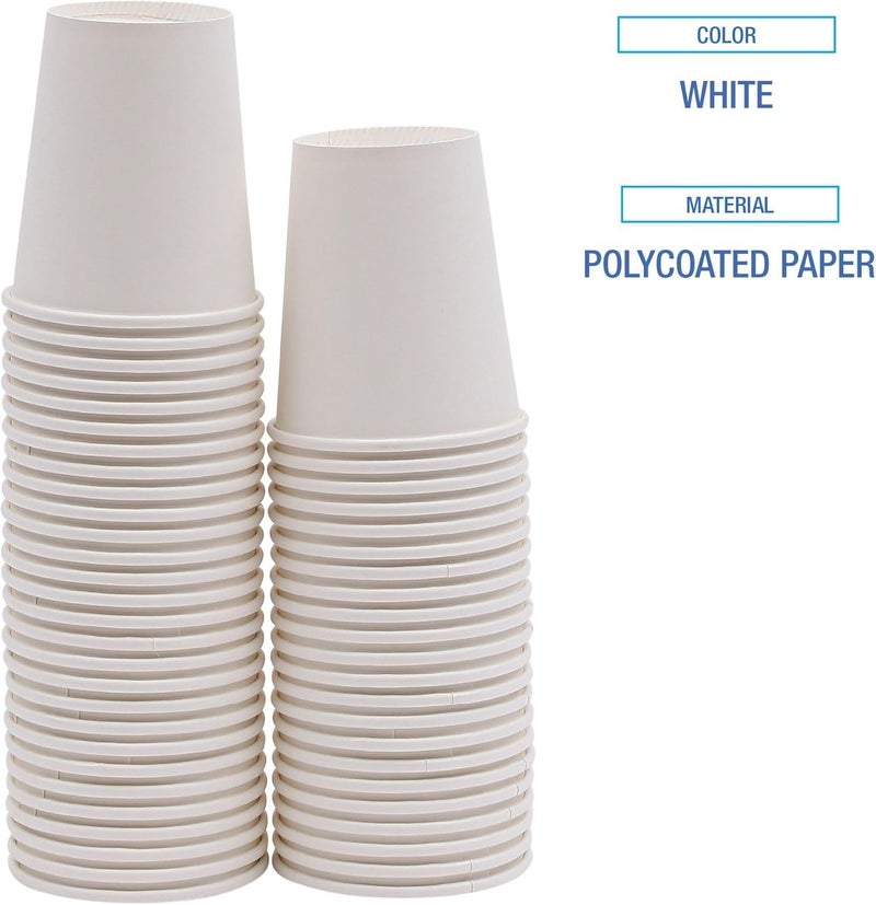 BOARDWALK FOODSERVICE BWKWHT8HCUP CUP HOT 8OZ WH CT1000 - Image 4